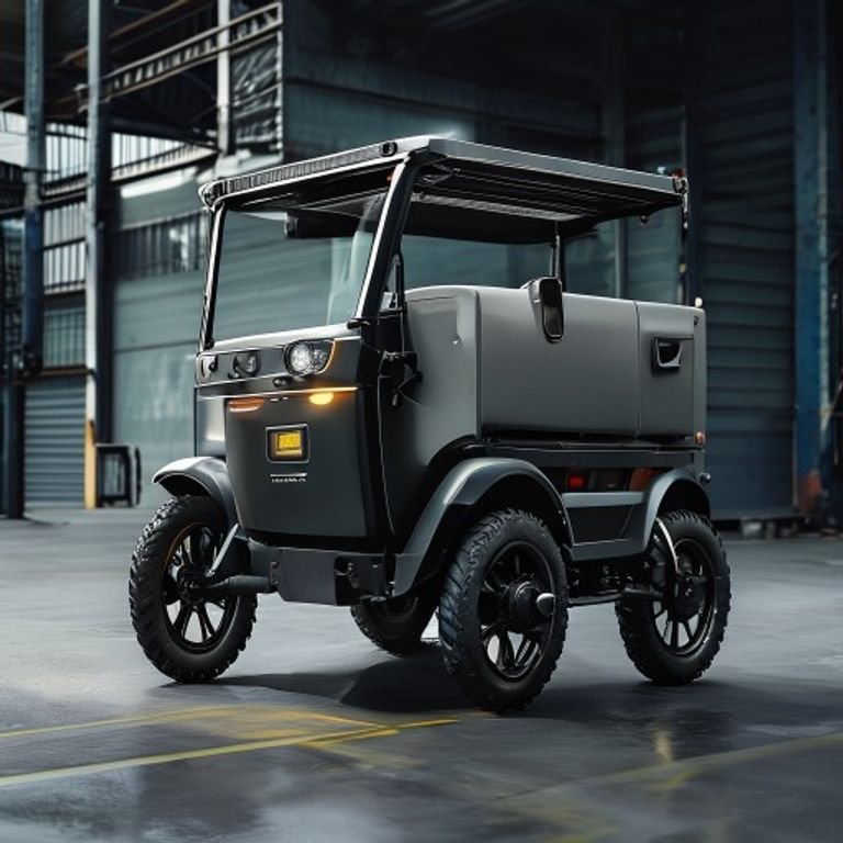 Electric Cargo Tricycle 500kg In Use